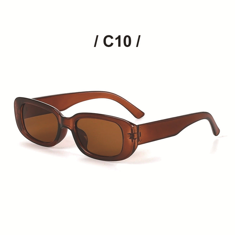 Wholesale PC Ladies Retro Small Frame Square Color Changing Sunglasses